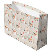  feestdag Snowman Kerstmis Groot Cadeauzakje (Achterkant Gekanteld)