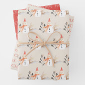  feestdag Snowman Merry kerstwrapping P Inpakpapier Vel (In situ)