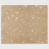  feestdag tijdens de winter Snowflake Cadeaupapier (Vlak)