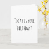 Feestdag uil kaart (Gele Bloem)