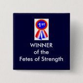 feestdag vierkante button 5,1 cm (Voorkant)