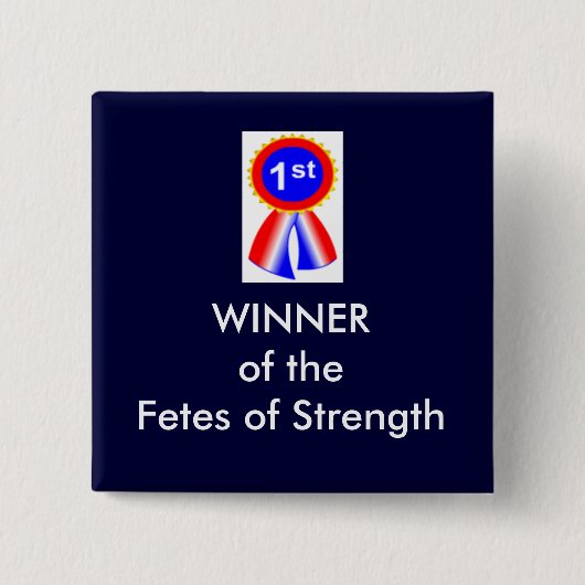 feestdag vierkante button 5,1 cm (Voorkant)