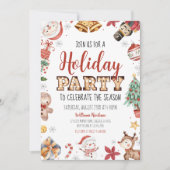 Feestdag viert seizoen kaart (Voorkant)