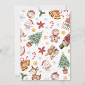 Feestdag viert seizoen kaart (Achterkant)