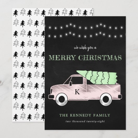 feestdag voor feestdag met feestdag met kerst (Voorkant / Achterkant)