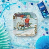  feestdag voor kerst papieren bordje (Feest)