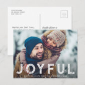 feestdag voor kerstfeestelijke feestdag voor kerst briefkaart (Voorkant / Achterkant)