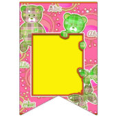 feestdag voor leuke kinderen vlaggetjes (Eerste vlag)