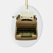  feestdag voor schrijfmachines keramisch ornament (Rechts)