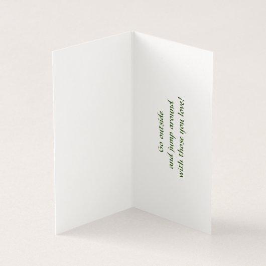  feestdag zingend acrylkarikatuur van Cubs Kaart (Binnen)