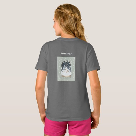 feestdagen_1_een helder kerst_1 t-shirt (Achterkant volledig)