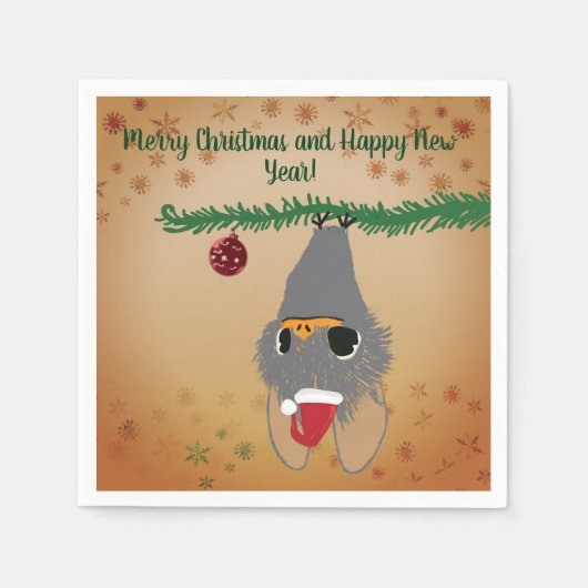 Feestdagen Baby vleermuisservetten Servet (Voorkant)