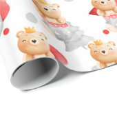 Feestdagen beer aanpassen cadeaupapier (Rol Hoek)