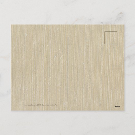 Feestdagen briefkaart (Achterkant)