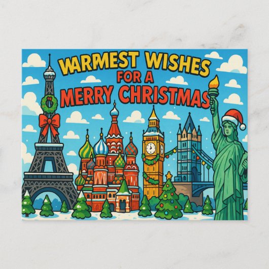 Feestdagen briefkaart (Voorkant)