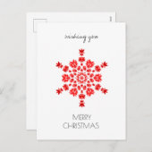 Feestdagen briefkaart (Voorkant / Achterkant)