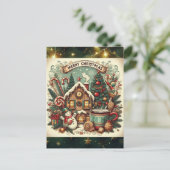 Feestdagen briefkaart (Staand voorkant)