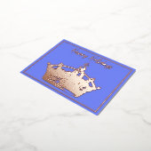 Feestdagen  Briefkaart voor het uitnodigen van Fol (Gedraaid)