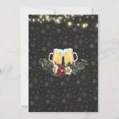 Feestdagen brouwen kerstfeest kaart (Achterkant)