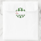 Feestdagen Cadeau Label Sticker (Tas)