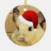 Feestdagen Chinchilla Ornament (Voorkant)