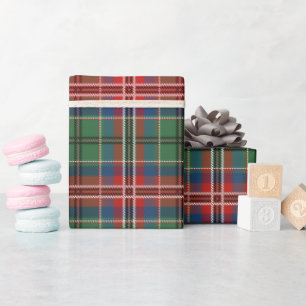 Feestdagen Clan MacCulloch Tartan Pset Rustic Cadeaupapier