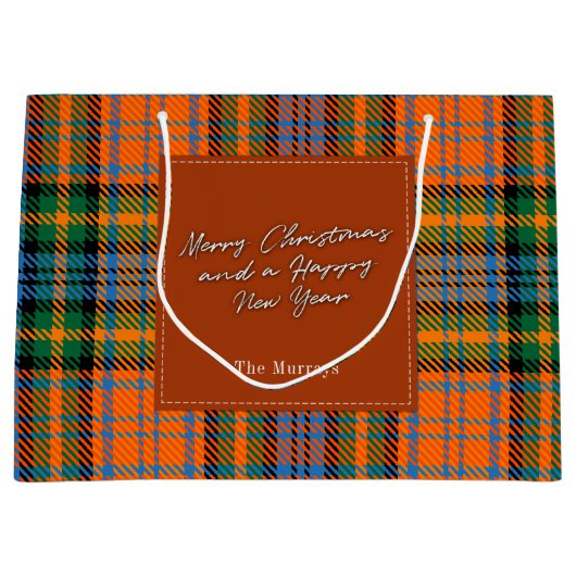 Feestdagen Clan Murray Tartan Groot Cadeauzakje (Voorkant)