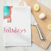 Feestdagen Cute Pig Theedoek (Quarter Fold)