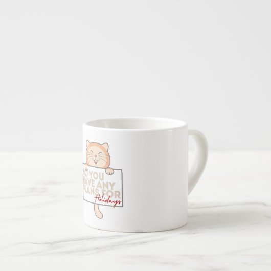 Feestdagen espresso mok (Voorkant rechts)