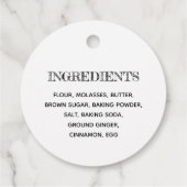 Feestdagen & evenementen | Gingerbread Cookies | I Bedankjes Labels (Achterkant)