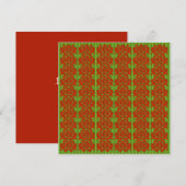 Feestdagen Feestdagenkaart (Voorkant / Achterkant)