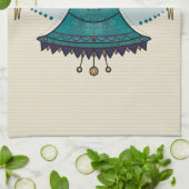 Feestdagen Feestelijke Bell Keuken Handdoek (Gevouwen)