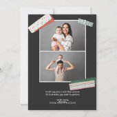 Feestdagen| Festive 3 foto Feestdagenkaart (Achterkant)