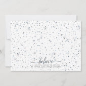 Feestdagen geloven in het Magic Matching Text Effe Feestdagenkaart (Achterkant)