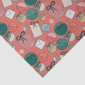 Feestdagen geschenken inpakpapier tissuepapier (Detail)