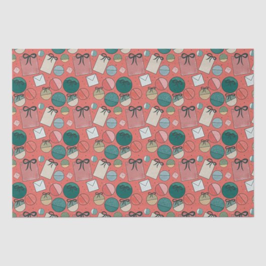 Feestdagen geschenken inpakpapier tissuepapier (Voorkant)