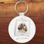 Feestdagen Gezelschapsdag Foto Lijst op persoonlij Sleutelhanger (Voorkant)