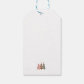 Feestdagen Gift Labels Boho Huizen gepersonaliseer Cadeaulabel (Achterkant)