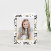 Feestdagen gouden en witte doodle pijnden (Voorkant)