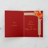 Feestdagen Greetings Kaart (Binnen)