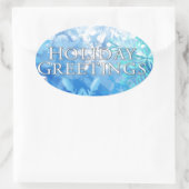 Feestdagen groeten sticker (Tas)