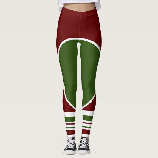 "Feestdagen in de tropen" Leggings (Voorkant)
