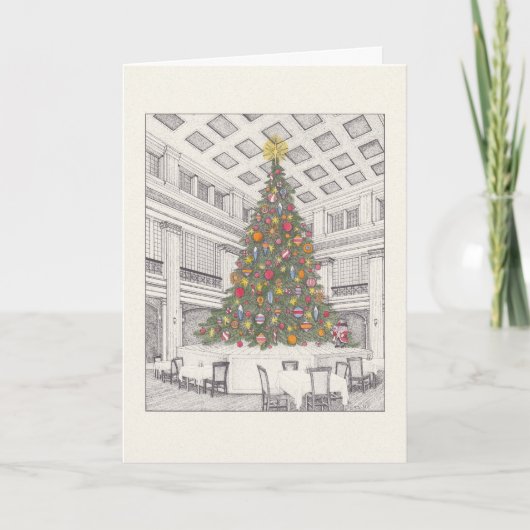 Feestdagen in de Walnut Room op Field's Kaart (Voorkant)