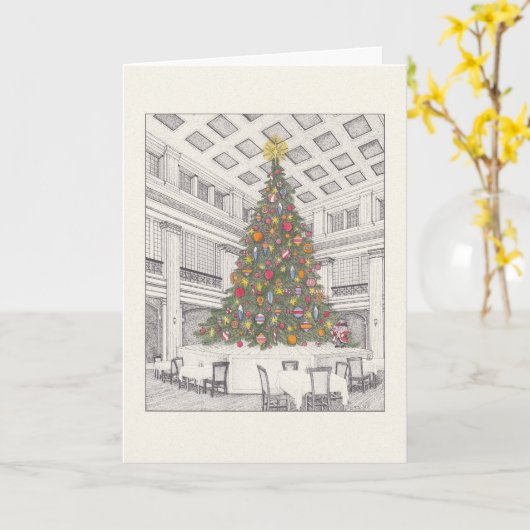 Feestdagen in de Walnut Room op Field's Kaart (Gele Bloem)