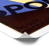 Feestdagen in Frankrijk, sporttoerisme, zomer, vin Poster (Hoek)