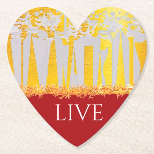 FEESTDAGEN IN HET CENTRAL PARK! :) KARTONNEN ONDERZETTERS (Voorkant)