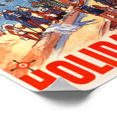 Feestdagen in Oostenrijk - gistposter 1933 Poster (Hoek)