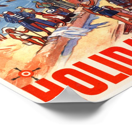 Feestdagen in Oostenrijk - gistposter 1933 Poster (Hoek)