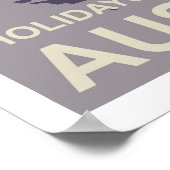 Feestdagen in Oostenrijk, kabelauto, oud vervoer Poster (Hoek)