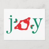 Feestdagen JOY (Atlas) Chiropractisch Briefkaart (Voorkant)